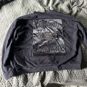 Emporio Armani Black Crewneck XXL